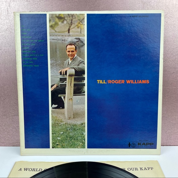 Vintage Roger Williams Till With Orchestra Vinyl Music Record - Picture 3 of 5